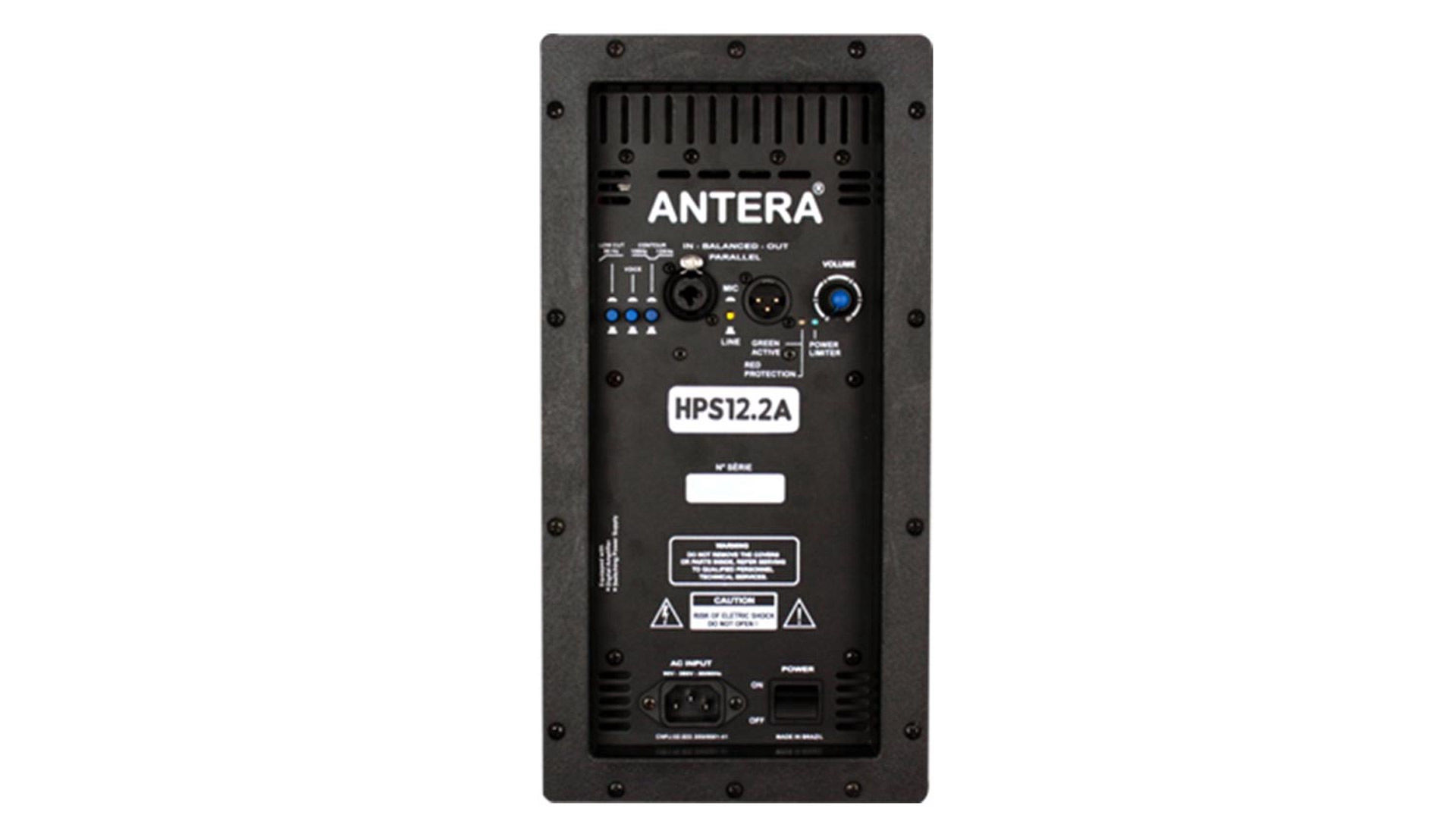 CAIXA ATIVA HPS12.2A ANTERA - CAIXA DE SOM ANTERA HPS 12.2A ATIVA PROFISSIONAL - FOTO ADICIONAL 1