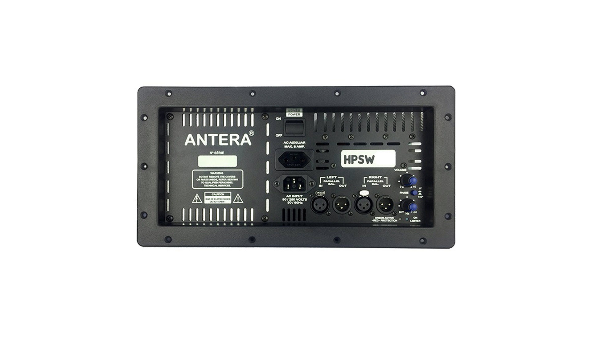 SUB GRAVE ATIVO HPSW15A ANTERA - CAIXA ATIVA SUBWOOFER ATIVO ANTERA HPSW 15A PROFISSIONAL - FOTO ADICIONAL 1